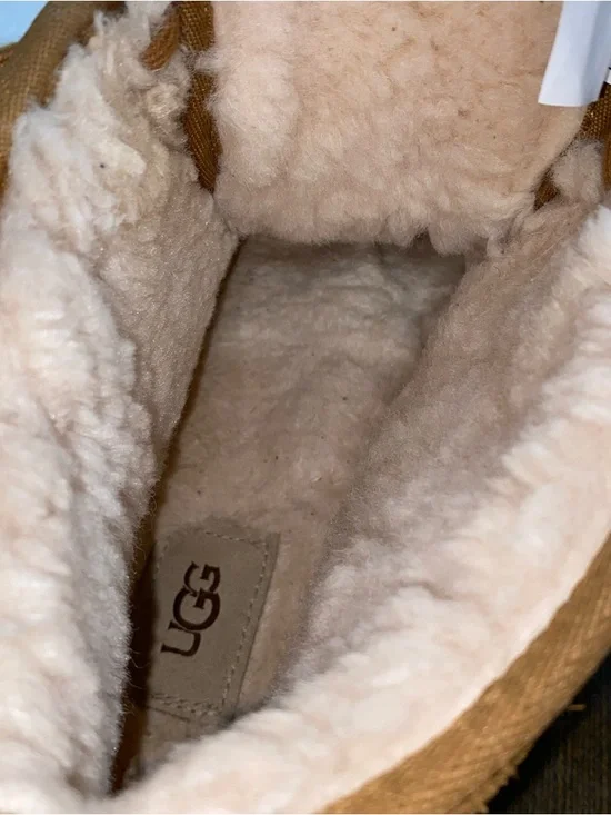 UGG “Neumel" Women’s Suede/Shearling Shoe - Lace-Up Chukka Boot (Chestnut) US 12 - Picture 7 of 12